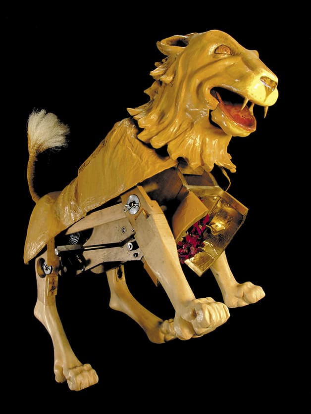 Ricostruzione funzionante del leone meccanico di Leonardo da Vinci 2005
